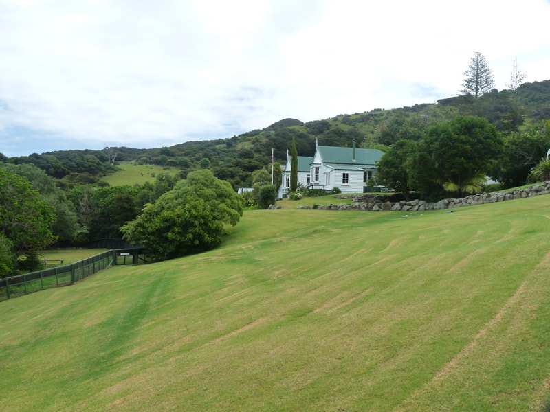 The original Fitzroy House at Glenfern Sanctuary was built in 1901. Today it is a visitor centre and accommodation with sweeping views over Port Fitzroy harbour.