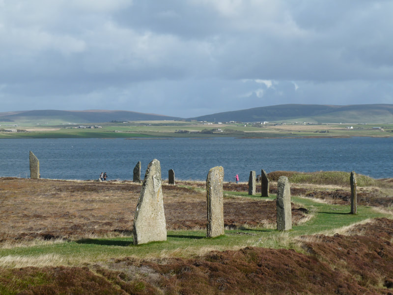 The Orkney Islands have been a focus of human development since the Neolithic period 5,000 years ago, when the Standing Stones of Stenness were raised. The islands have exported technological innovations, such as stone circle henges like the Ring of Brodgar, throughout the British Isles.
